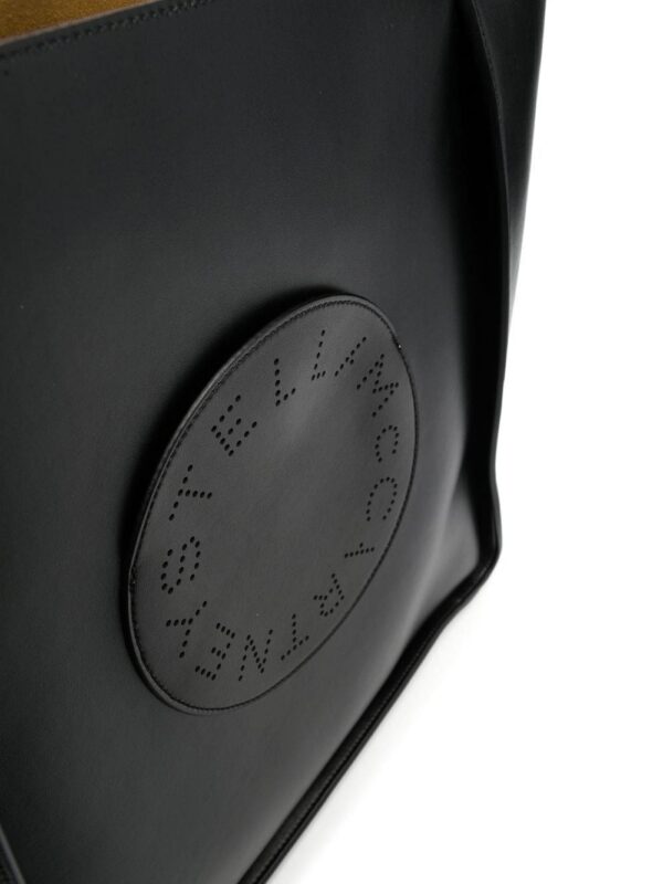 Stella McCartney Stella perforated-logo tote bag