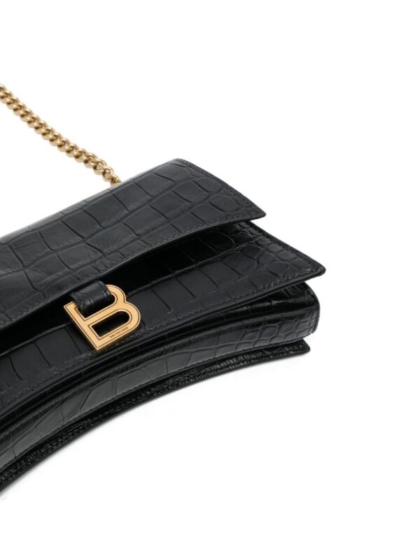 19461344_44625626_1000.jpg Balenciaga Crush crocodile-embossed shoulder bag
