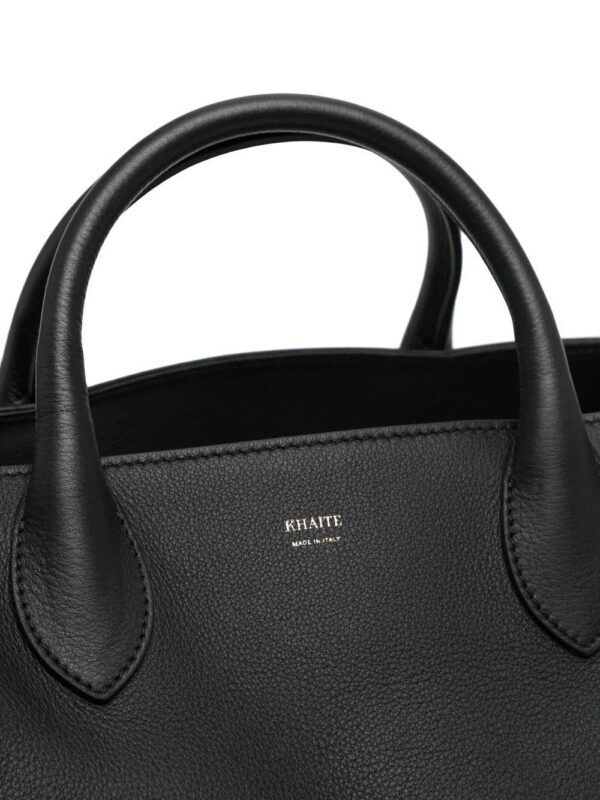 19462443_43435508_1000.jpg KHAITE engraved-logo leather tote