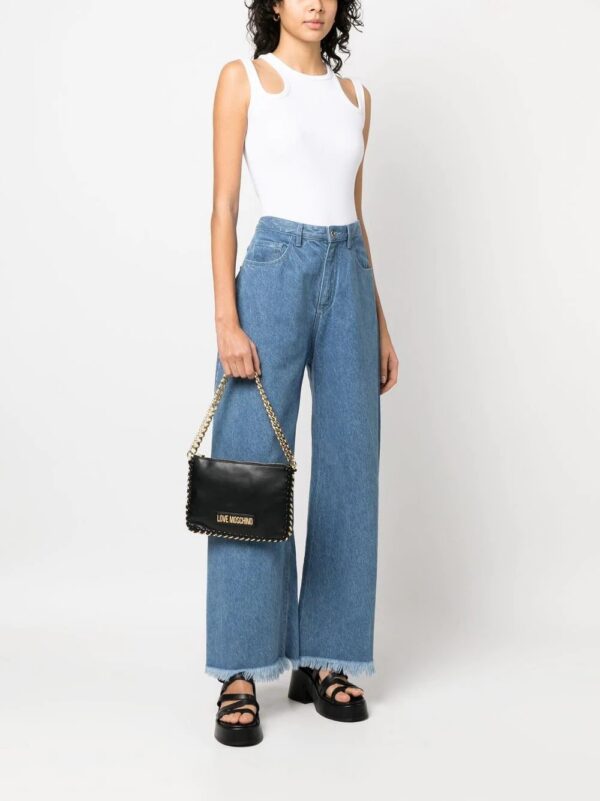 Love Moschino  chain-link trim shoulder bag