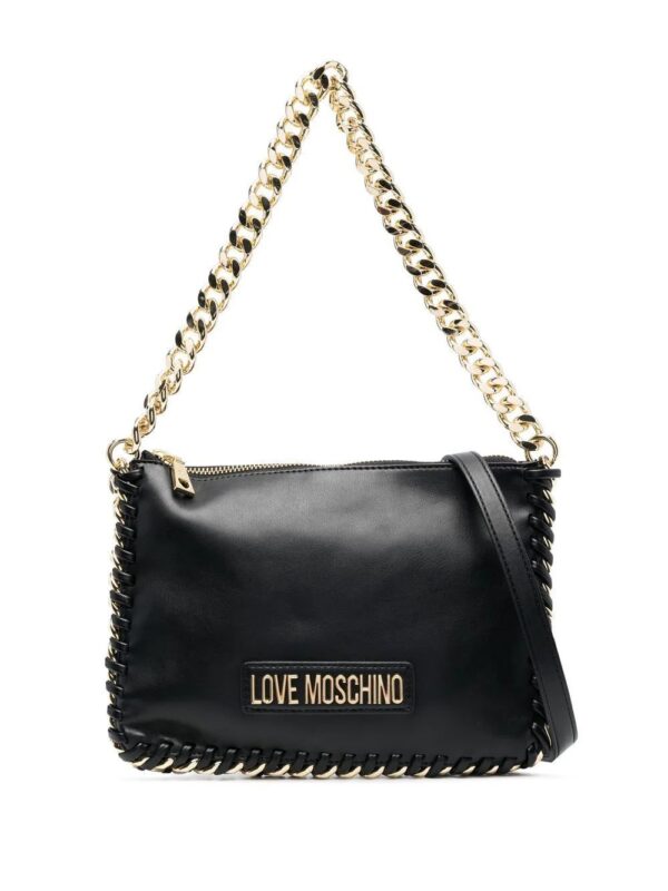 Love Moschino  chain-link trim shoulder bag