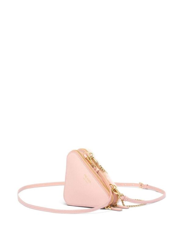 Prada mini shearling crossbody bag