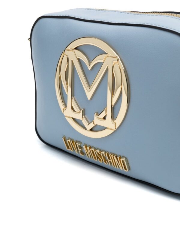 19467937_43407817_1000.jpg Love Moschino logo-plaque satchel bag