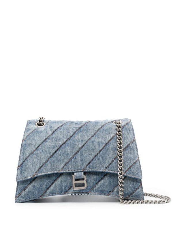 19469565_50025805_1000-1.jpg Balenciaga medium Crush denim shoulder bag