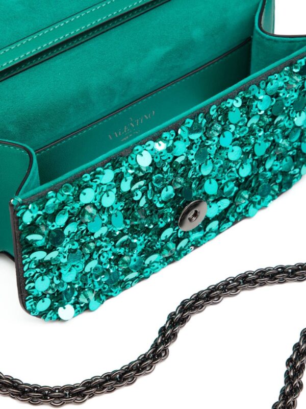 Valentino Garavani Locò VLogo sequin shoulder bag