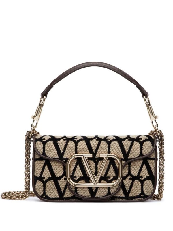 19474894_43643895_1000_b5df87de-544d-49cc-b5a1-51a7d75ac7f3.jpg Valentino Garavani small Lòco Toile Iconographe shoulder bag