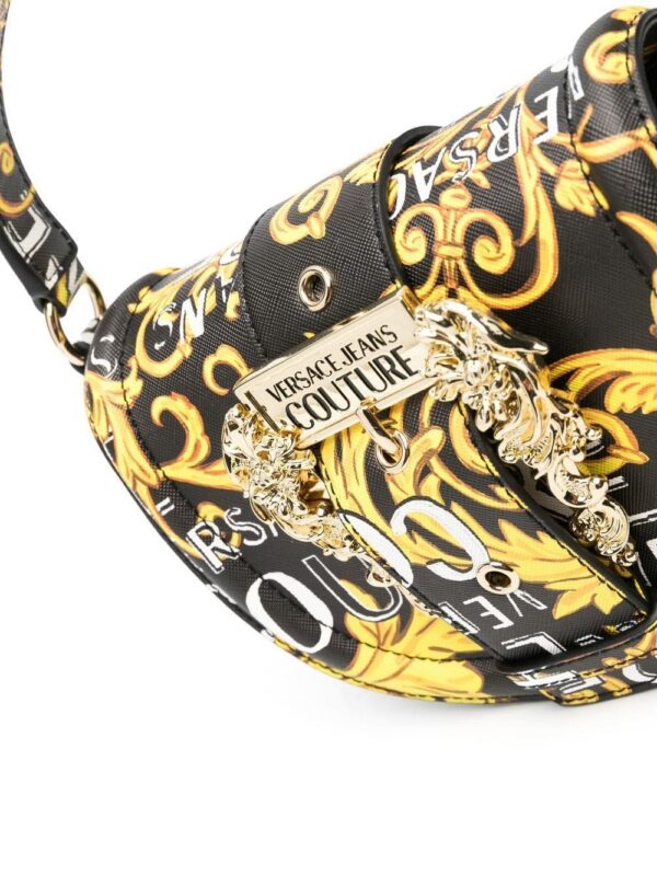 19477684_43854620_1000-1.jpg Versace Jeans Couture Baroque-buckle tote bag