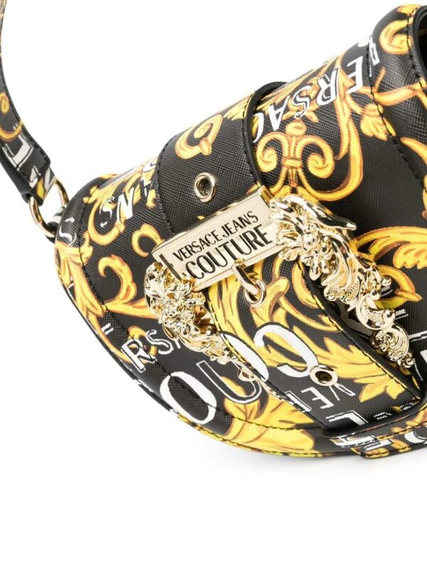 19477684_43854620_1000.jpg Versace Jeans Couture Baroque-buckle tote bag