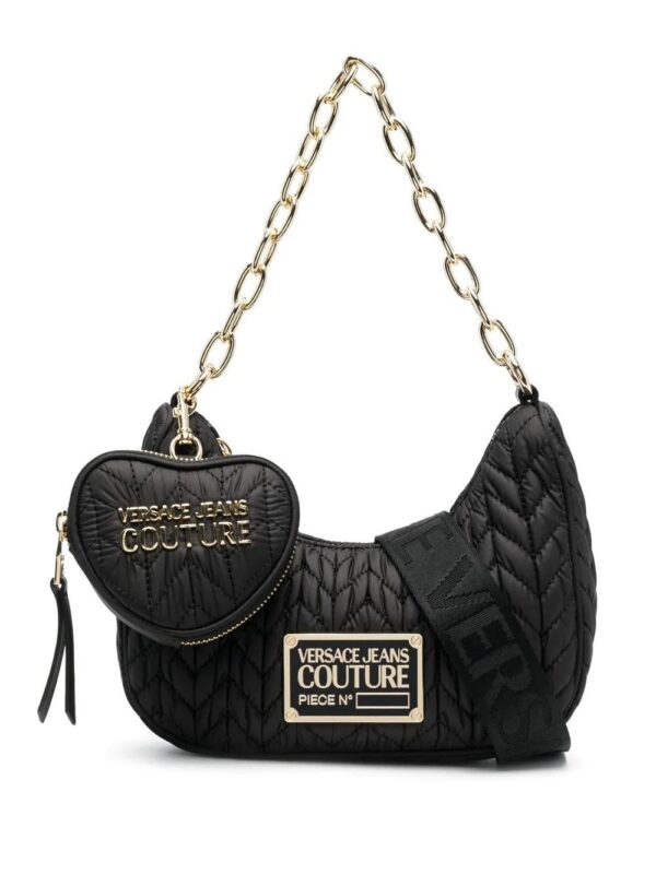 Versace Jeans Couture  faux-leather matelassé shoulder bag