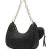 Versace Jeans Couture  faux-leather matelassé shoulder bag