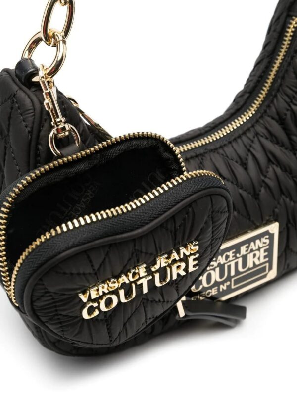 Versace Jeans Couture  faux-leather matelassé shoulder bag