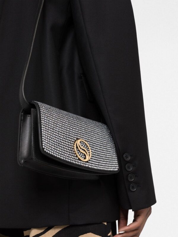 19485996_43933322_1000.jpg Stella McCartney S-Wave crystal-embellished crossbody bag