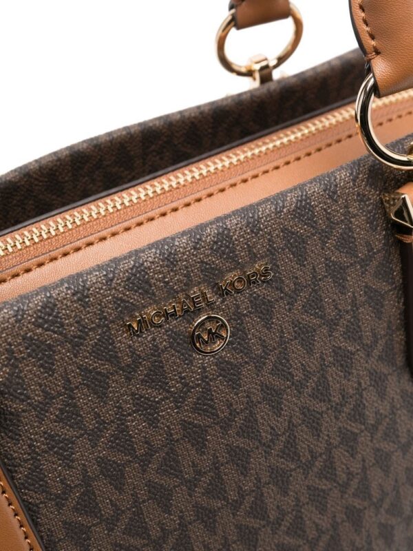 19493930_43464655_1000-1.jpg Michael Kors monogram-pattern tote bag