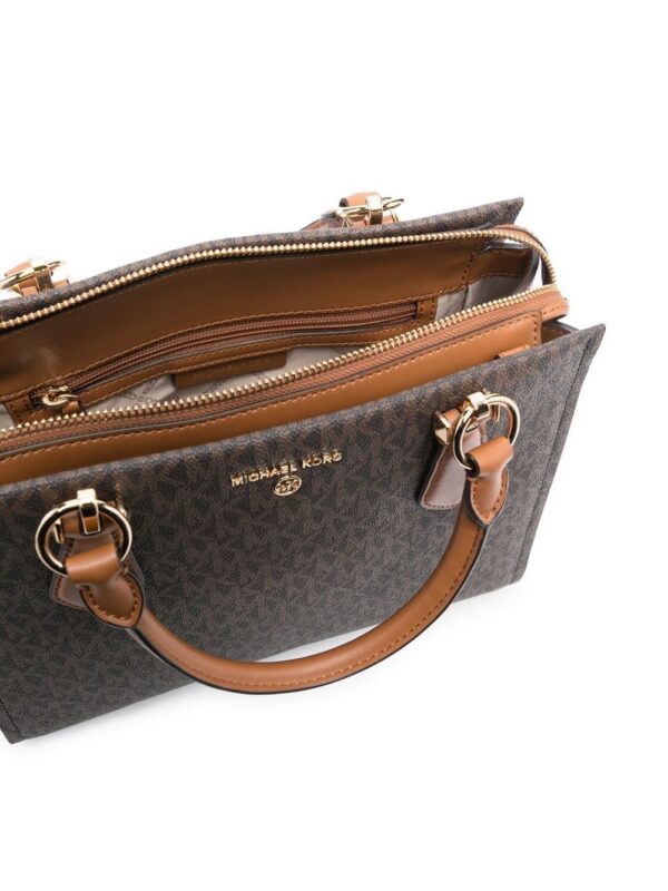 19493930_43464657_1000.jpg Michael Michael Kors monogram-pattern tote bag