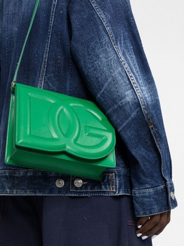 Dolce & Gabbana DG Logo leather crossbody bag