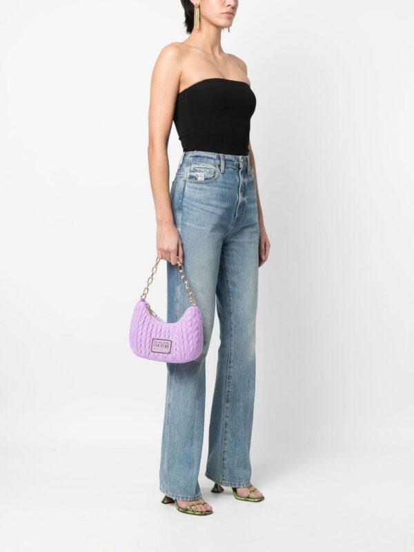 19516387_43674575_1000.jpg Versace Jeans Couture faux-leather matelassé shoulder bag