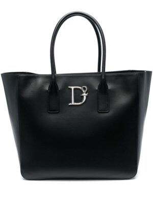19526823_43617996_1000.jpg DSQUARED2 logo-plaque tote bag