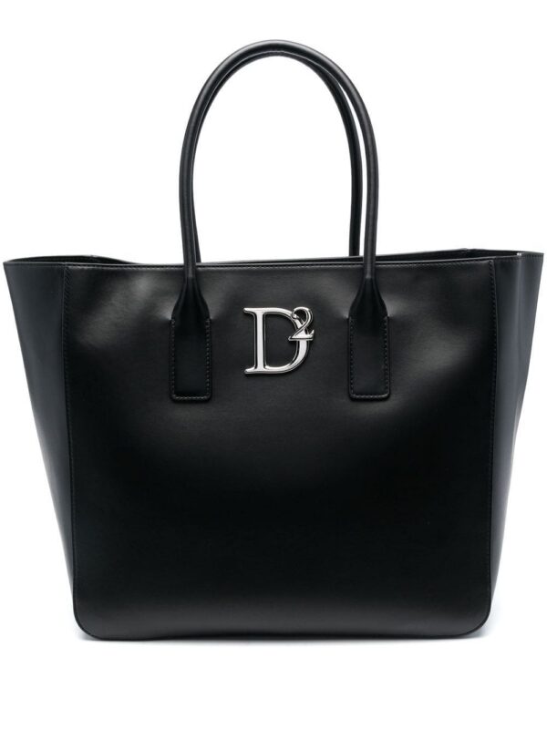 19526823_43617996_1000.jpg DSQUARED2 logo-plaque tote bag