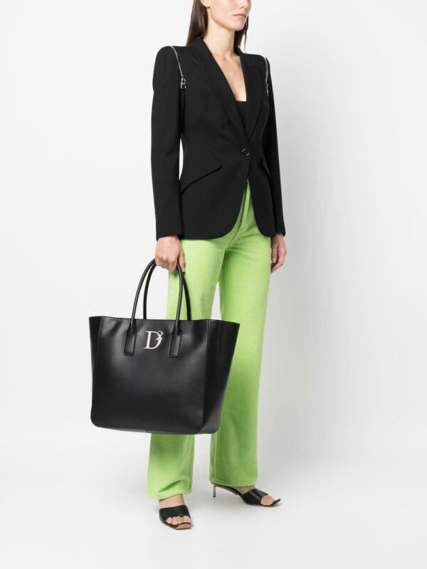 19526823_43618621_1000.jpg DSQUARED2 logo-plaque tote bag