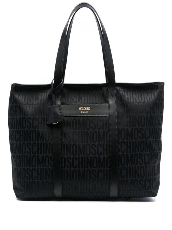 19529010_43549554_1000.jpg Moschino Fantasia logo-print tote bag