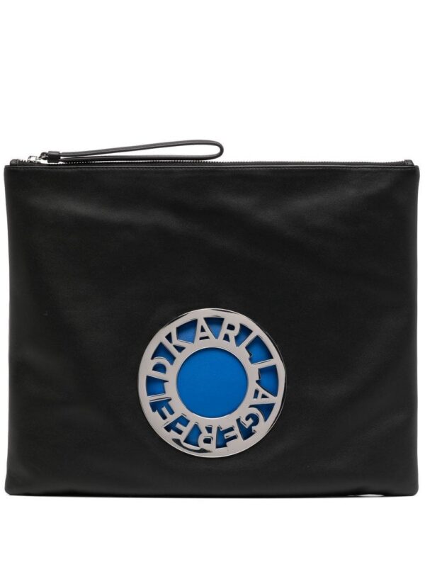 Karl Lagerfeld Kdisk clutch bag
