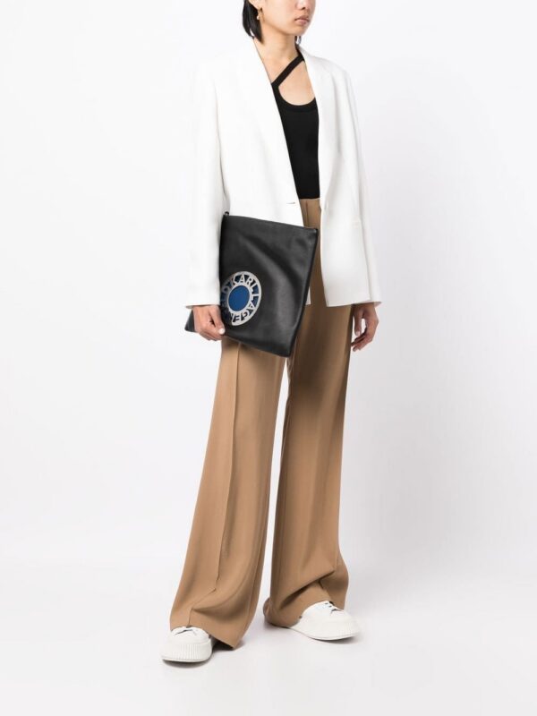 Karl Lagerfeld Kdisk clutch bag
