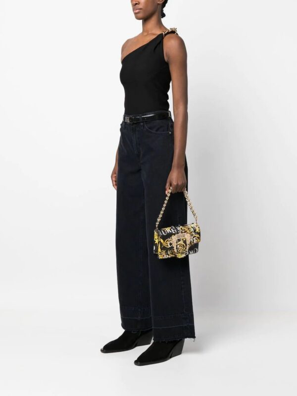 19537467_43585513_1000.jpg Versace Jeans Couture Baroque buckle printed shoulder bag