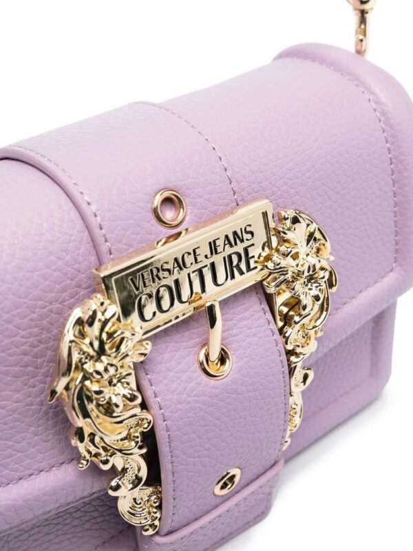 19538125_43586286_1000_a1107cff-299f-4b7e-a5fe-5385b6fc1a7d.jpg Versace Jeans Couture Baroque buckle shoulder bag