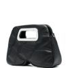 Karl Lagerfeld quilted top-handle tote
