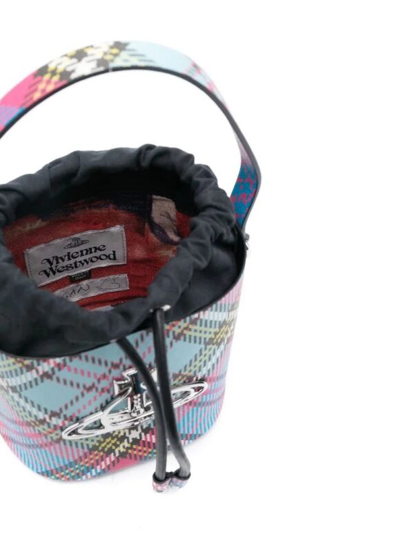 Vivienne Westwood  Daisy tartan bucket bag