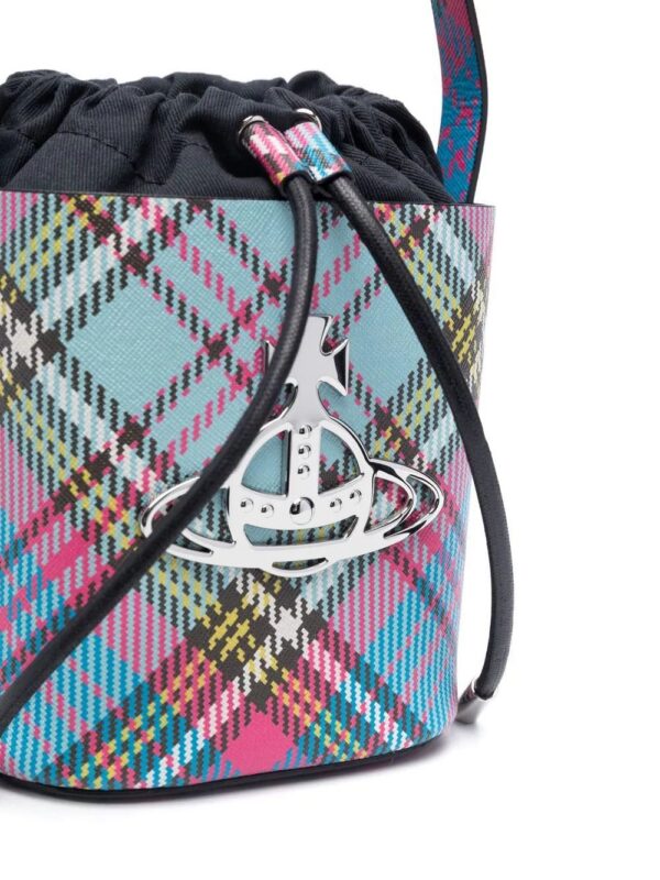 Vivienne Westwood  Daisy tartan bucket bag