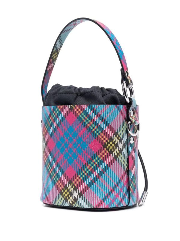 Vivienne Westwood  Daisy tartan bucket bag