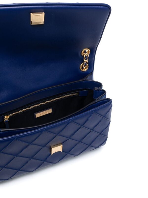19557267_43620682_1000.jpg Tory Burch logo-embossed quilted shoulder bag