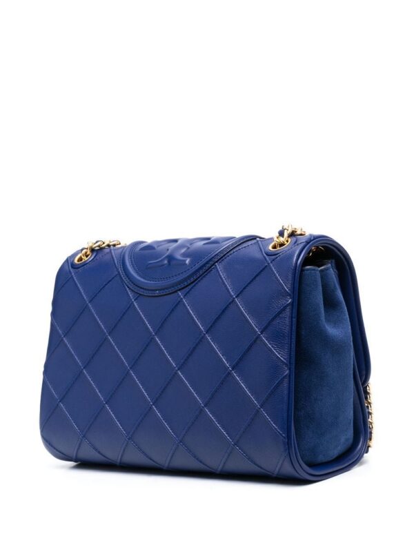 19557267_43621461_1000.jpg Tory Burch logo-embossed quilted shoulder bag