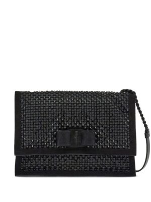 19567296_43624247_1000.jpg Ferragamo stud-embellished Viva bow bag