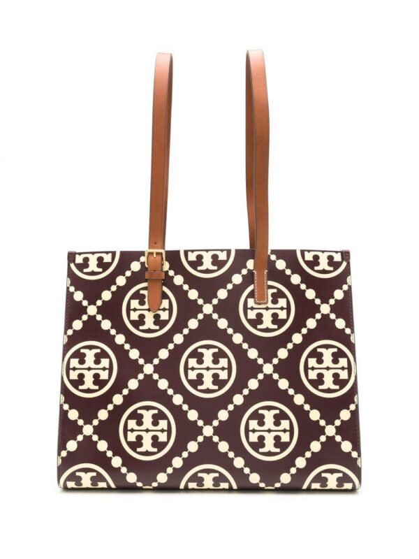19576247_43947614_1000.jpg Tory Burch leather logo-print tote bag
