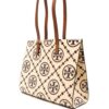 19576247_43948228_1000.jpg Tory Burch leather logo-print tote bag