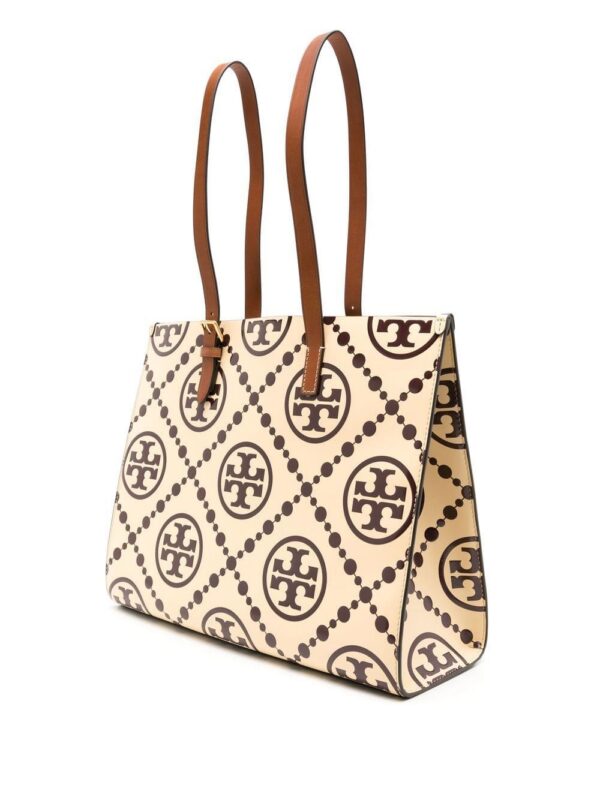 19576247_43948228_1000.jpg Tory Burch leather logo-print tote bag