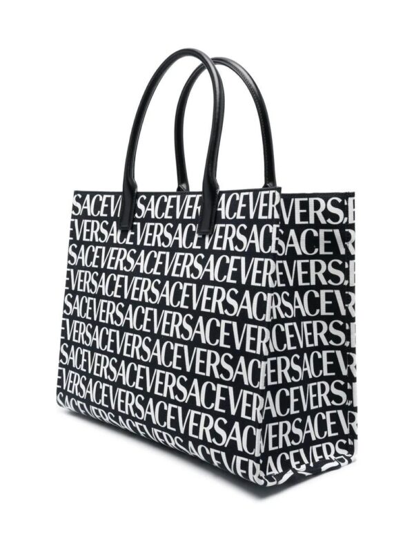 Versace  all-over logo-print tote bag