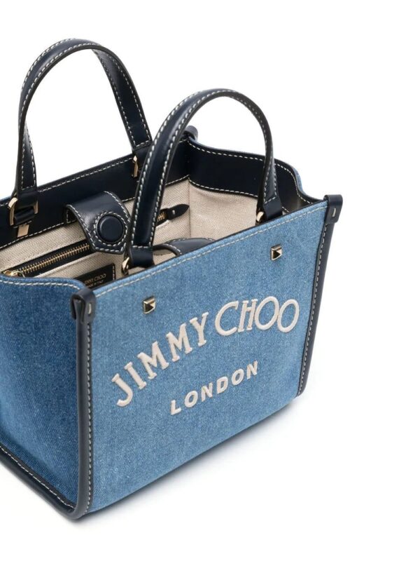 19583577_43721604_1000.jpg Jimmy Choo Varenne mini denim tote bag