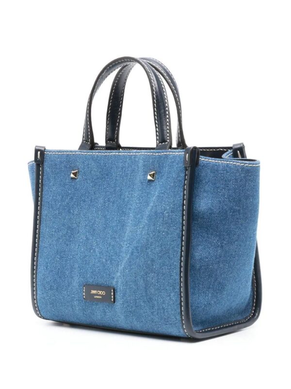 19583577_43721607_1000.jpg Jimmy Choo Varenne mini denim tote bag
