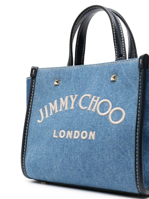 19583577_43721610_1000.jpg Jimmy Choo Varenne mini denim tote bag
