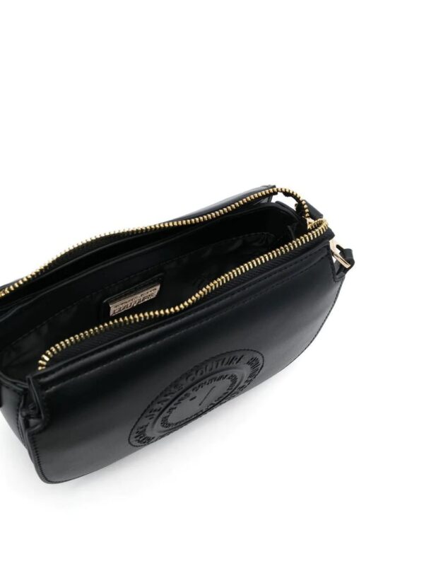 19587498_43760580_1000.jpg Versace Jeans Couture embossed-logo satchel bag
