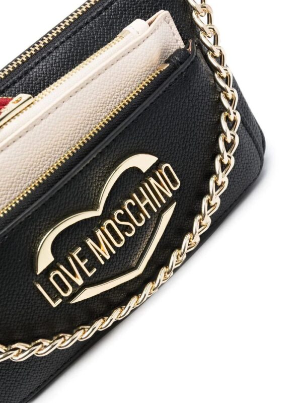 Love Moschino  logo-plaque tote bag