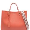 19596250_43762160_1000.jpg Emporio Armani pebble-effect logo-strap tote