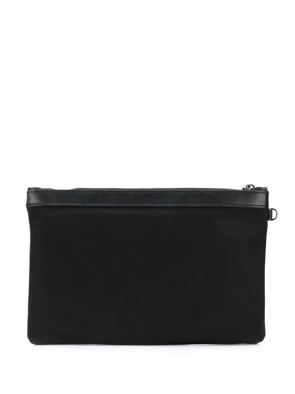 19596370_43840045_1000.jpg Michael Michael Kors logo-stamp leather clutch bag