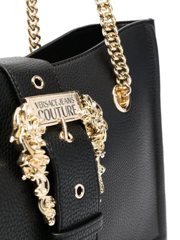 19600796_43830428_1000.jpg Versace Jeans Couture Baroque-buckle tote bag