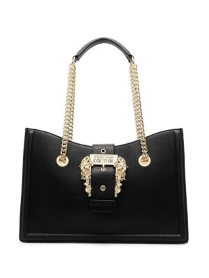 19600796_43830430_1000.jpg Versace Jeans Couture Baroque-buckle tote bag