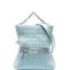 19601589_43867336_1000.jpg Karl Lagerfeld logo patch chain-link tote bag