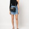 Versace Jeans Couture Baroque-buckle shoulder bag